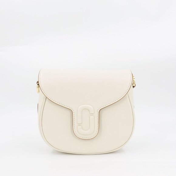 Marc Jacobs Women's The Messenger Saddle Bag Small In Leather White OS - Picture 13 of 15